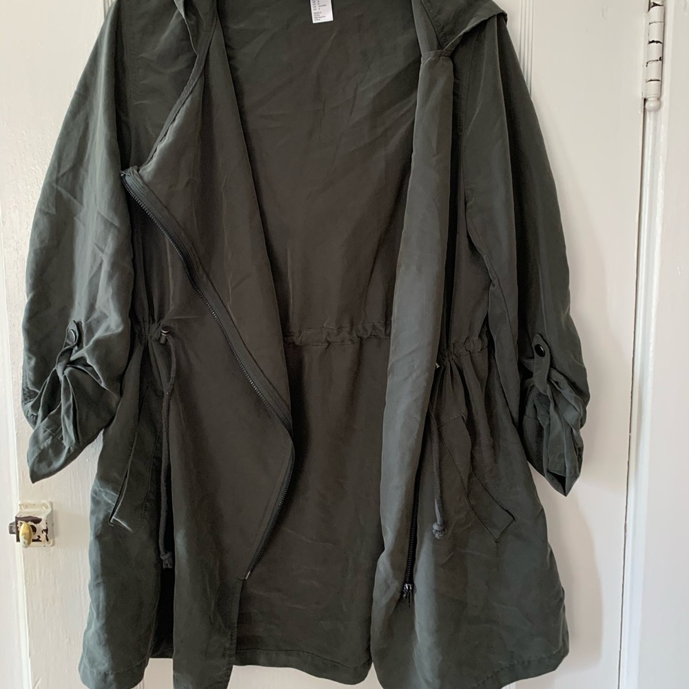 Draped lightweight jacket